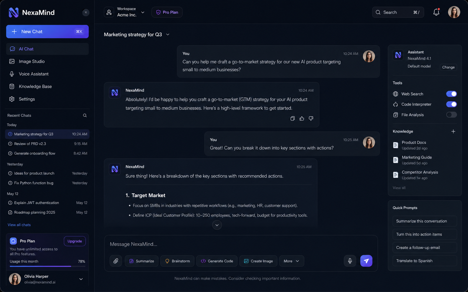 AI Customer Support Chatbot — AI Chatbot