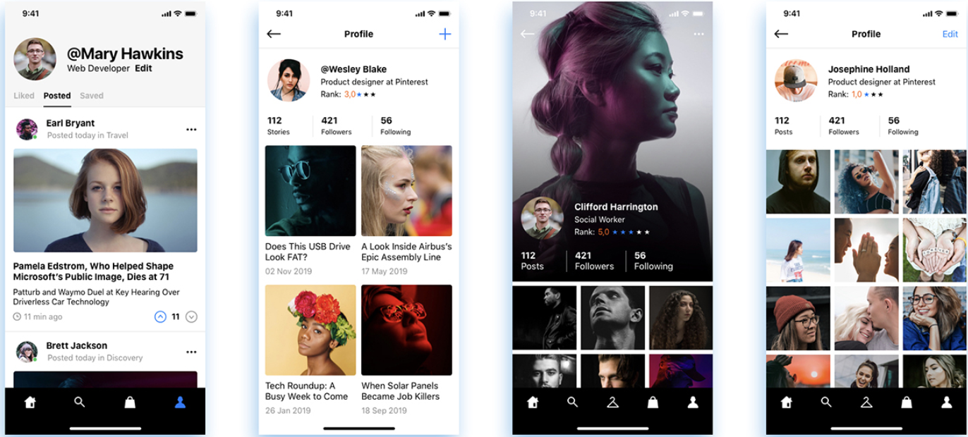 Cross-Platform Mobile App — Screenshot